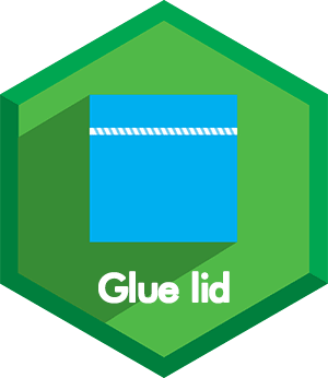 Glue lid