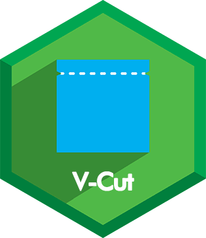 V cut pouch V cut pouch